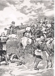 Charles I at the Battle of Naseby, 14th June 1645